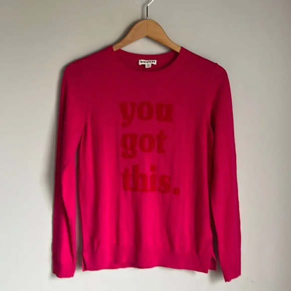 Whistles You Got This wool blend Sweater - Pink - Picture 3 of 14